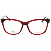 Max & Co. Women's Eyeglasses - Shiny Red Square Shape Full Rim Frame | MO5040 066 ,