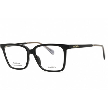 Max & Co. Women's Eyeglasses - Shiny Black Square Shape Full Rim Frame | MO5052 001 ,