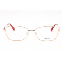 Max & Co. Women's Eyeglasses - Shiny Rose Gold Metal Cat Eye Full Rim | MO5056 028 ,