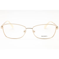 Max & Co. Women's Eyeglasses - Pale Gold Metal Cat Eye Full Rim Frame | MO5056 032 ,