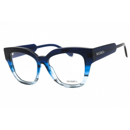 Max & Co. Women's Eyeglasses - Blue/Other Acetate Cat Eye Full Rim Frame | MO5074 092 ,