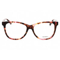 Max & Co. Women's Eyeglasses - Havana/Other Acetate Cat Eye Shape Frame | MO5075 056 ,