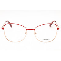 Max & Co. Women's Eyeglasses - Shiny Red Metal Cat Eye Full Rim Frame | MO5091 066 ,