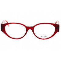 Max & Co. Women's Eyeglasses - Red/Other Acetate Oval Full Rim Frame | MO5094 068 ,