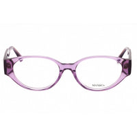 Max & Co. Women's Eyeglasses - Shiny Lilac Acetate Oval Full Rim Frame | MO5094 078 ,
