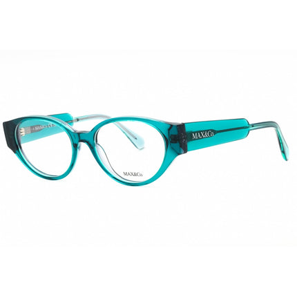 Max & Co. Women's Eyeglasses - Dark Green/Other Acetate Oval Full Rim | MO5094 098 ,