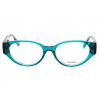 Max & Co. Women's Eyeglasses - Dark Green/Other Acetate Oval Full Rim | MO5094 098 ,