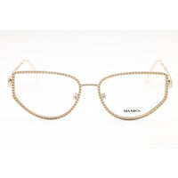 Max & Co. Women's Eyeglasses - Pale Gold Metal Cat Eye Full Rim Frame | MO5122 032 ,