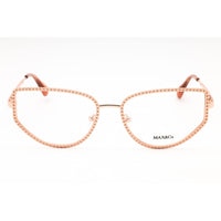 Max & Co. Women's Eyeglasses - Pink Gold Metal Cat Eye Full Rim Frame | MO5122 033 ,