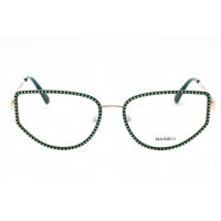 Max & Co. Women's Eyeglasses - Shiny Dark Green Metal Cat Eye Full Rim | MO5122 096 ,