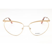 Max & Co. Women's Eyeglasses - Pale Gold Metal Cat Eye Full Rim Frame | MO5136 032 ,