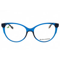 McAllister Women's Eyeglasses - Blue Crystal Cat Eye Shape Full Rim Frame | MC4511 410 ,