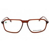 McAllister Unisex Eyeglasses - Rust Crystal Rectangular Full Rim Frame | MC4517 220 ,