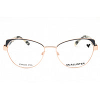 McAllister Women's Eyeglasses - Rose Gold Metal Cat Eye Full Rim Frame | MC4520 770 ,