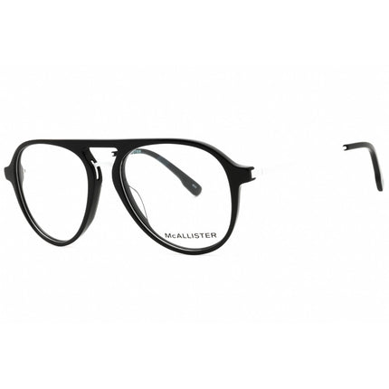 McAllister Men's Eyeglasses - Black Acetate Aviator Shape Full Rim Frame | MC4521 001 ,
