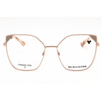 McAllister Women's Eyeglasses - Rose Gold Metal Cat Eye Full Rim Frame | MC4524 770 ,