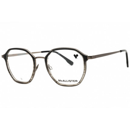 McAllister Unisex Eyeglasses - Grey Gradient Metal Geometric Full Rim | MC4526 020 ,