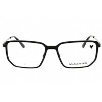 McAllister Men's Eyeglasses - Black Metal Rectangular Full Rim Frame | MC4531 001 ,