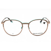 McAllister Unisex Eyeglasses - Rose Gold Metal Round Shape Full Rim Frame | MC4532 770 ,