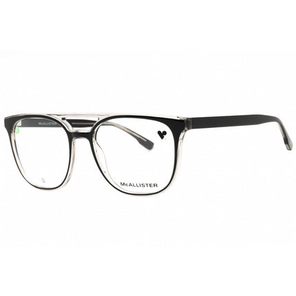 McAllister Unisex Eyeglasses - Black/Grey Pilot Shape Full Rim Frame | MC4533 001 ,