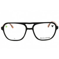 McAllister Unisex Eyeglasses - Black Navigator Frame Clear Demo Lens | MC4534 001 ,