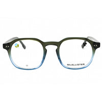 McAllister Men's Eyeglasses - Olive Blue Square Shape Full Rim Frame | MC4535 310 ,