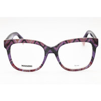 Missoni Women's Eyeglasses - Pink Violet Pattern Square Full Rim | MIS 0127 0S68 00 ,