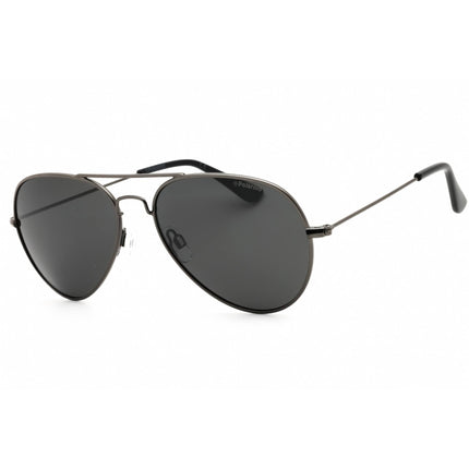 Polaroid Core Men's Sunglasses - Gunmetal Metal Aviator Full Rim Frame | 04213 0A4X 00 ,