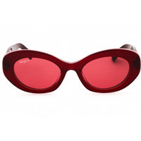 Salvatore Ferragamo Women's Sunglasses - Burgundy Cat Eye Full Rim Frame | SF1080S 614 ,