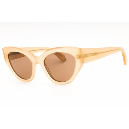 Salvatore Ferragamo Women's Sunglasses - Opaline Honey Cat Eye Frame | SF1107S 708 ,