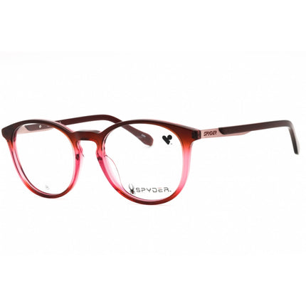 Spyder Men's Eyeglasses - Burgundy Gradient Acetate Panthos Shape Frame | SP4032 603 ,