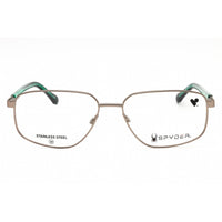 Spyder Men's Eyeglasses - Graphite Metal Rectangular Full Rim 54mm Frame | SP4033 033 ,