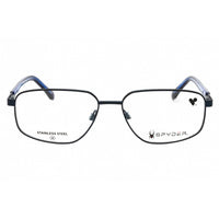 Spyder Men's Eyeglasses - Navy Rectangular Full Rim Frame Clear Demo Lens | SP4033 414 ,