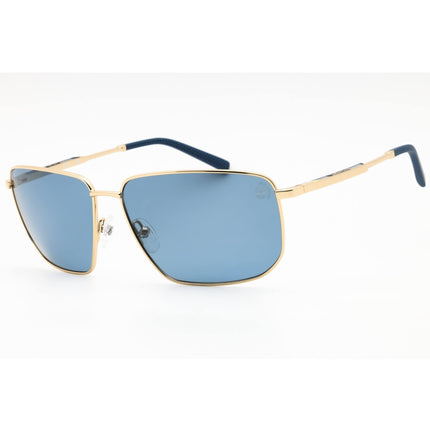 Timberland Men's Sunglasses - Gold Metal Rectangular Full Rim Frame | TB00010 32D ,