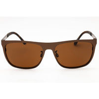 Timberland Men's Sunglasses - Matte Dark Brown Metal Rectangular Frame | TB9093 49H ,