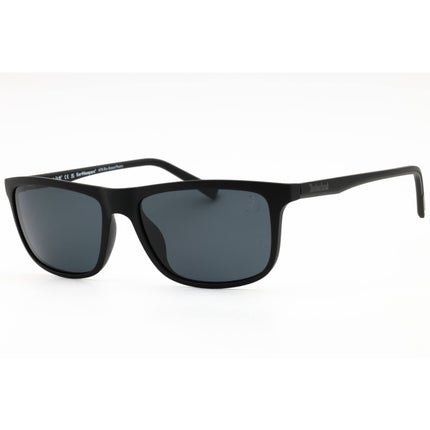 Timberland Men's Sunglasses - Matte Black Rectangular Full Rim Frame | TB9266 02D ,
