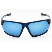 Timberland Men's Sunglasses - Shiny Blue Sport Wraparound Shape Frame | TB9309 90D ,