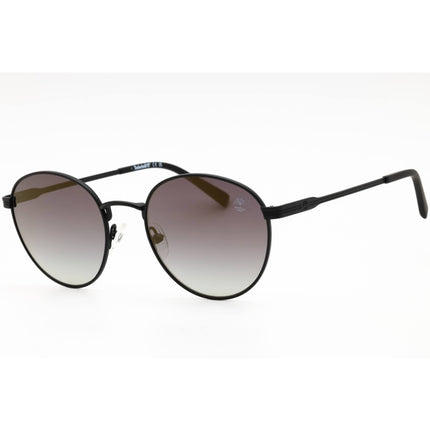Timberland Men's Sunglasses - Matte Black Metal Round Full Rim Frame | TB9315 02D ,
