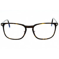Tom Ford Men's Eyeglasses - Dark Havana Acetate Square Full Rim Frame | FT5699-B 052 ,