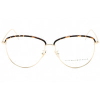 Victoria Beckham Women's Eyeglasses - Gold/Tortoise Metal Oval Frame | VB2100 716 ,