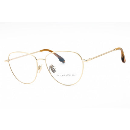 Victoria Beckham Women's Eyeglasses - Gold Metal Aviator Full Rim Frame | VB2119 714 ,