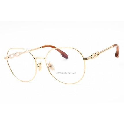 Victoria Beckham Women's Eyeglasses - Gold Metal Geometric Full Rim Frame | VB2129 714 ,