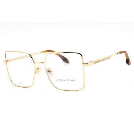Victoria Beckham Women's Eyeglasses - Gold Metal Square Full Rim Frame | VB2132 714 ,
