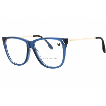 Victoria Beckham Women's Eyeglasses - Navy Acetate Panthos Full Rim Frame | VB2636 414 ,