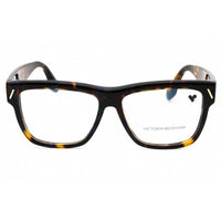 Victoria Beckham Women's Eyeglasses - Havana Blue Acetate Square Frame | VB2638 418 ,