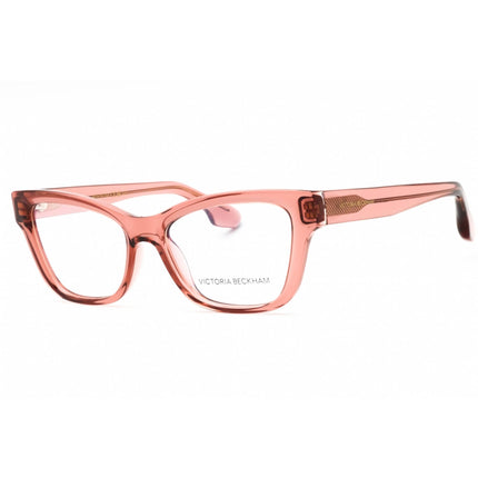 Victoria Beckham Women's Eyeglasses - Transparent Rose Cat Eye Frame | VB2642 601 ,