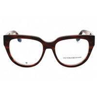 Victoria Beckham Women's Eyeglasses - Striped Red Acetate Panthos Frame | VB2674 618 ,