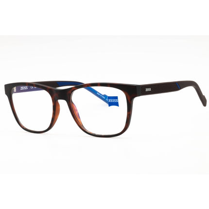 Zeiss Men's Eyeglasses - Matte Tortoise Square Shape Full Rim Frame | ZS22526 213 ,