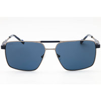 Zeiss Men's Sunglasses - Ruthenium Metal Pilot Full Rim Frame Blue Lens | ZS23136S 072 ,
