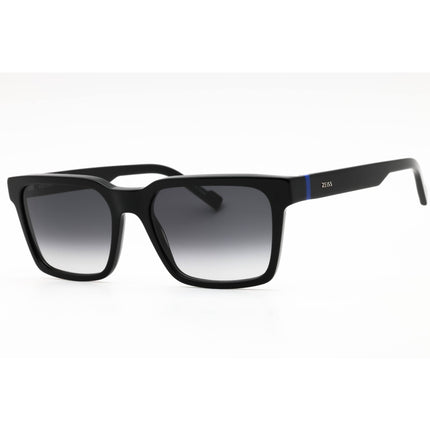 Zeiss Men's Sunglasses - Black Acetate Square Full Rim Frame Grey Lens | ZS23527S 001 ,